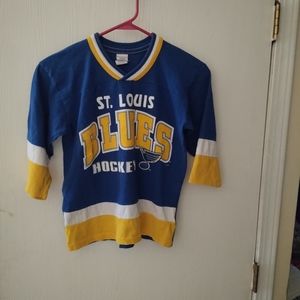Vintage St Louis Blues Hockey Youth Jersey Size 10/12